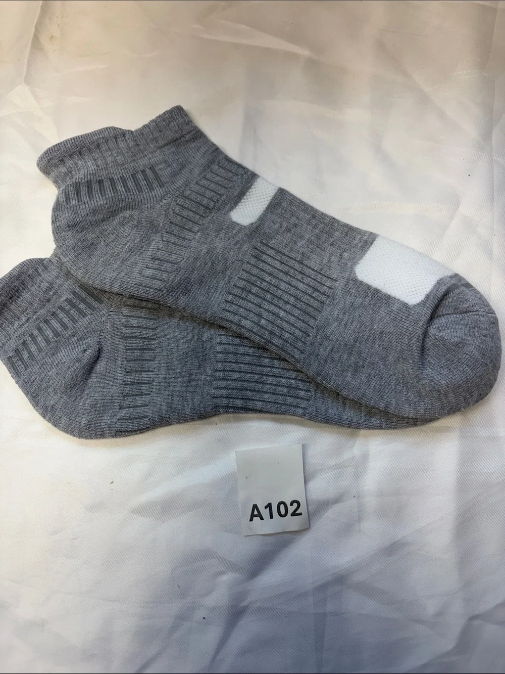 Men's Gray Athletic Crew Socks - Pack